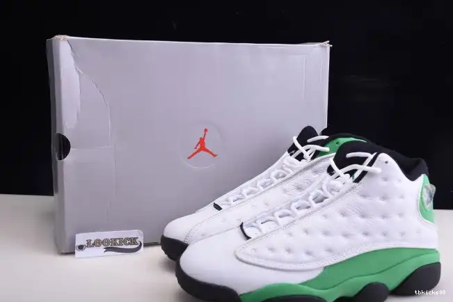 Cheap TBkick Air Jordan Green 13 Lucky DB6537-113 0626